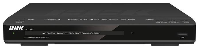 DVD плеер  BBK  DV116SI Black