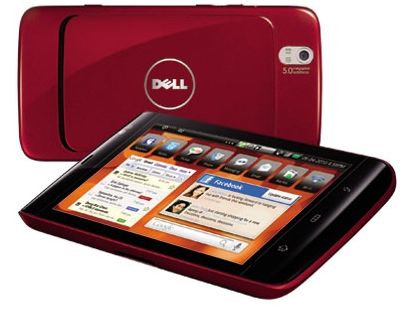 Планшет  DELL  Streak Mini 5 Cherry red
