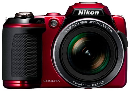 Фотоаппарат  NIKON  L120 CoolPix красный