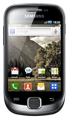 Смартфон  SAMSUNG  GT-S5670 Galaxy Fit metallic black