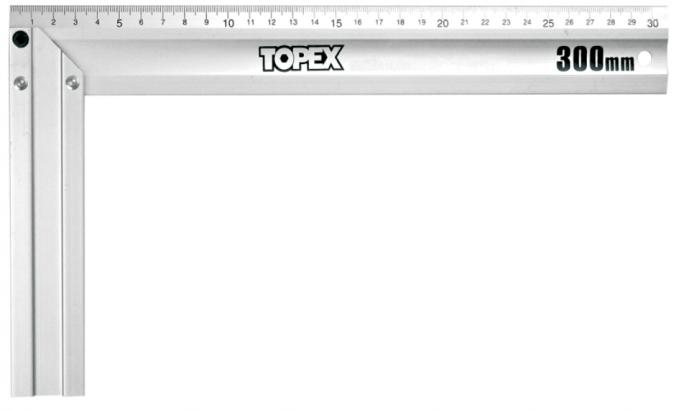 Угольник  TOPEX  500мл алюминиевый (30С365)