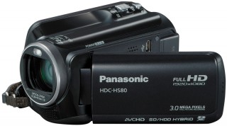 Видеокамера  PANASONIC  HDC-HS80 черный