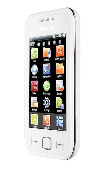 Смартфон  SAMSUNG  GT-S5250 Wave 525 White La Fleur