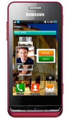 Смартфон  SAMSUNG  GT-S7230 Wave 723 La'Fleur Red
