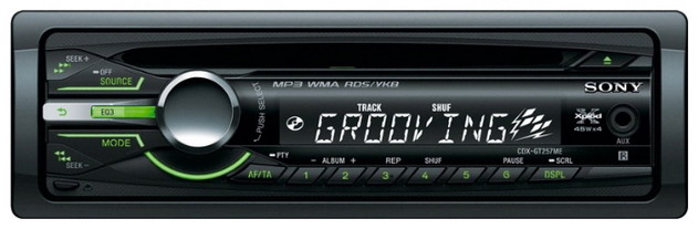 Автомагнитола  SONY  CDX-GT257ME