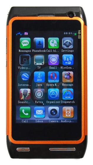 Смартфон  NOKIA  N8-00 orange