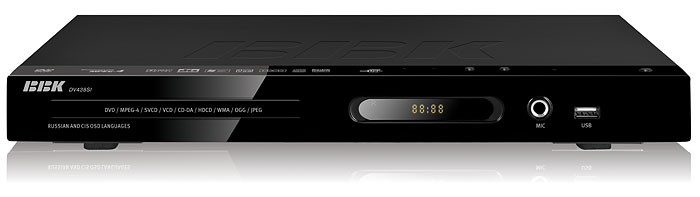 DVD плеер  BBK  DV438 SI black