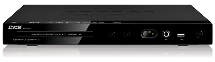DVD плеер  BBK  DV437 SI black