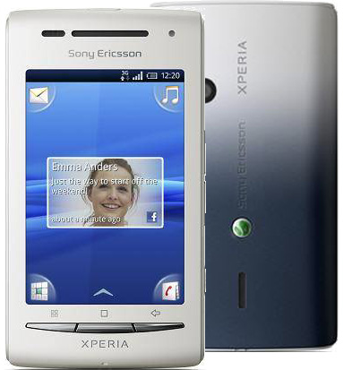Смартфон  SONY-ERICSSON  E15i/X8i dark blue