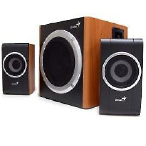 Акустическая система  GENIUS  SW-HF 2.1 1200 W cherry