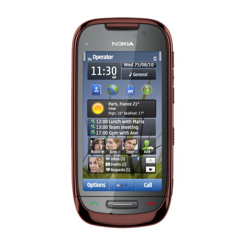 Смартфон  NOKIA  C7-00 mahogany brown