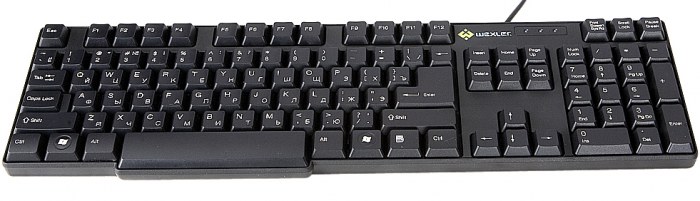 Клавиатура проводная  WEXLER  Accent 930 B PS/2