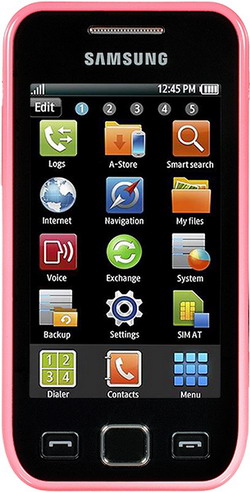 Смартфон  SAMSUNG  GT-S5250 Wave 525 Romantic Pink