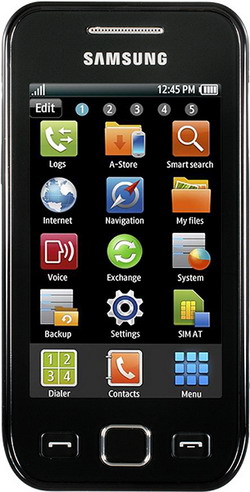 Смартфон  SAMSUNG  GT-S5250 Wave 525 black