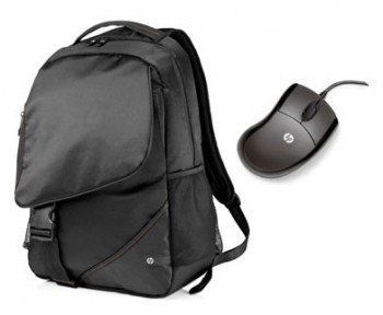 Сумка для ноутбука  HP  17" Backpack and Mobile Mouse Bundle