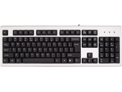 Клавиатура проводная  A4TECH  KM-720 PS/2 silver/black