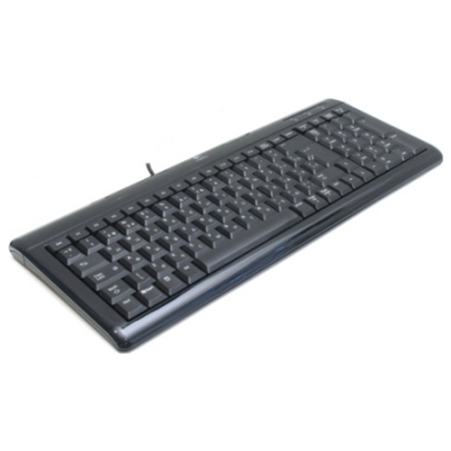 Клавиатура проводная  LOGITECH  Ultra-Flat Mako black PS/2+USB RTL