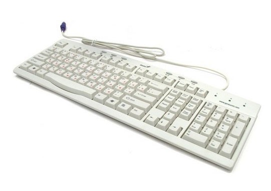 Клавиатура проводная  GENIUS  KB-200 Multimedia USB white