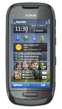 Смартфон  NOKIA  C7-00 charcoal black