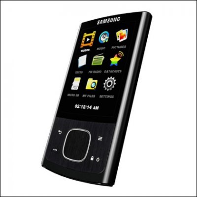 MP3-плеер  SAMSUNG  YP-R0CB 8Gb