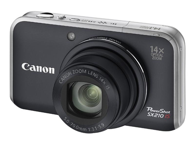 Фотоаппарат  CANON  SX210 black