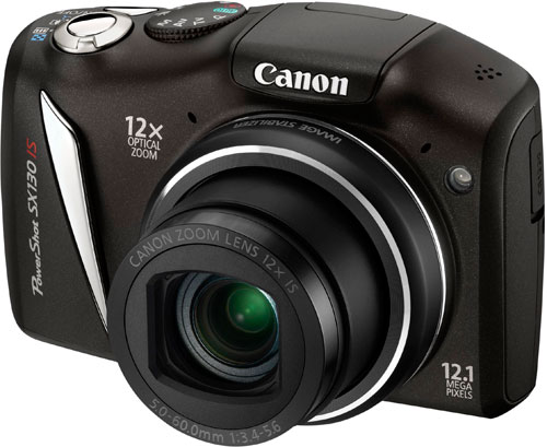 Фотоаппарат  CANON  SX130IS black