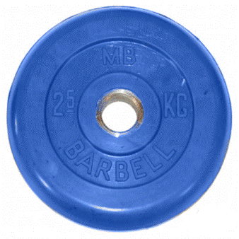 Диск  2,5кг обрезиненный RG1030