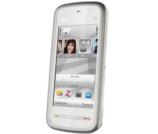 Смартфон  NOKIA  5228 white blue