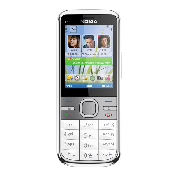 Смартфон  NOKIA  C5-00 white