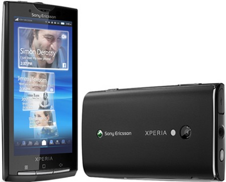 Смартфон  SONY ERICSSON  X10i Sensuous black
