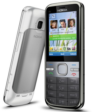 Смартфон  NOKIA  C5-00 warm grey