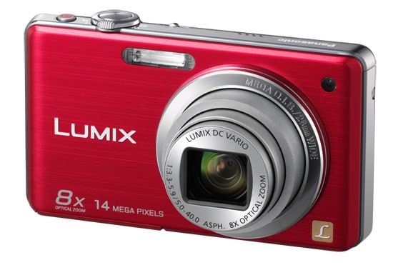 Фотоаппарат  PANASONIC  DMC-FS33EE красный