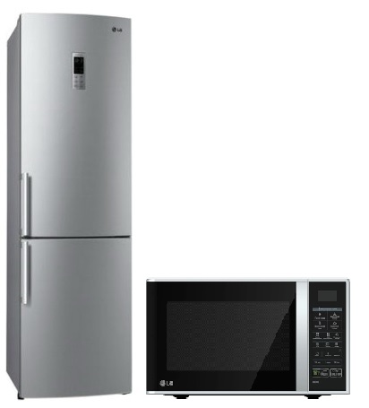 Холодильник LG GA-B489 YAQZ + СВЧ MB4342BS