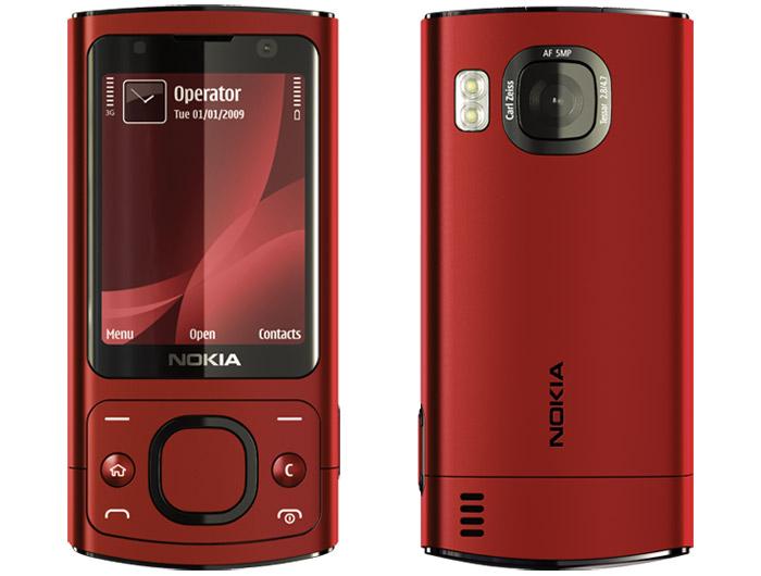 Смартфон  NOKIA  6700s red