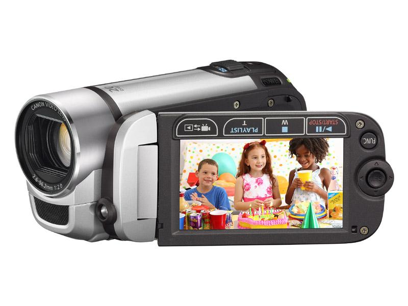 Видеокамера  CANON  FS306 серебро + карта 4Гб