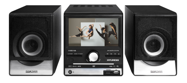 Муз.центр микро DVD  HYUNDAI  H-MS1109 (черный)
