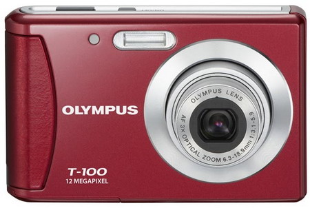 Фотоаппарат  OLYMPUS  T100 red