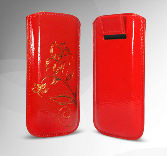 Сумочка  Аризона красный/бронза (XL)
