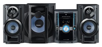 Муз.центр мини DVD  PANASONIC  SC-VK680EE-K
