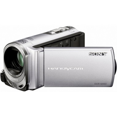 Видеокамера  SONY  DCR-SX63E серебро