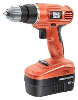 Дрель аккумуляторная  BLACK&DECKER  EPC18CAK