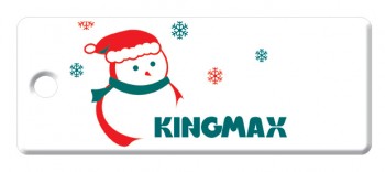 Флеш-накопитель  KINGMAX  FlashDrives 2 Gb X'mas Snow Man white