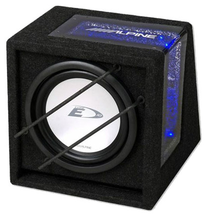 Сабвуфер  ALPINE  SBE-1043BR