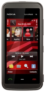 Смартфон  NOKIA  5530 Black red