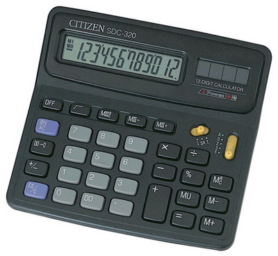 Калькулятор CITIZEN SDC-320