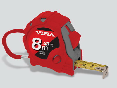 Рулетка  VIRA  8мх25 мм (100005)