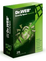 Антивирус  Dr.Web  Security Space 2ПК 2 года