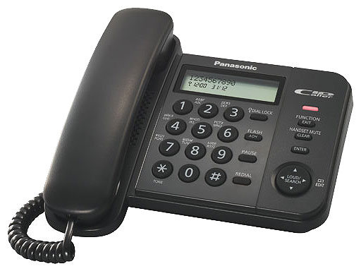 Телефон с АОН  PANASONIC  TS2356 черн