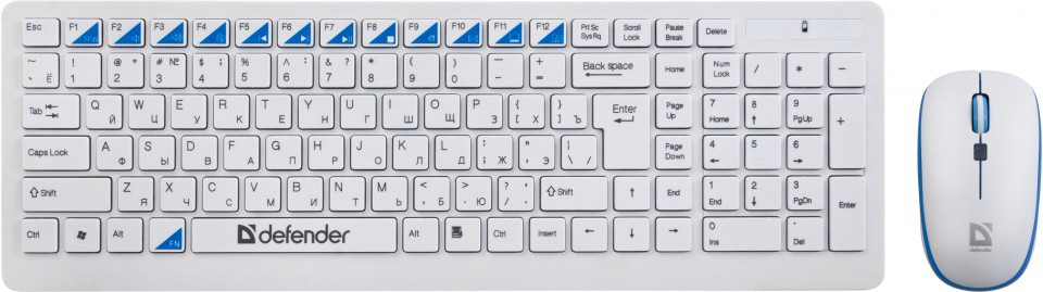 Клавиатура и мышь DEFENDER 895 Nano