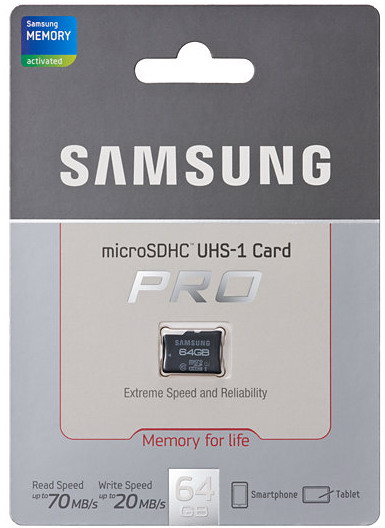 SD micro карта SAMSUNG 64 Gb EVO